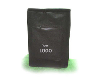 Tas Cajon Pearl warna hitam bordir Logo