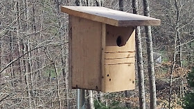 Bluebird Nesting Box made from recovered lumber