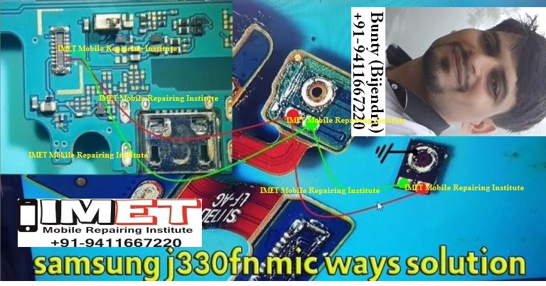 Samsung Galaxy J3 J330fn Mic Problem Solution Jumper Ways Imet Mobile Repairing Institute Imet Mobile Repairing Course
