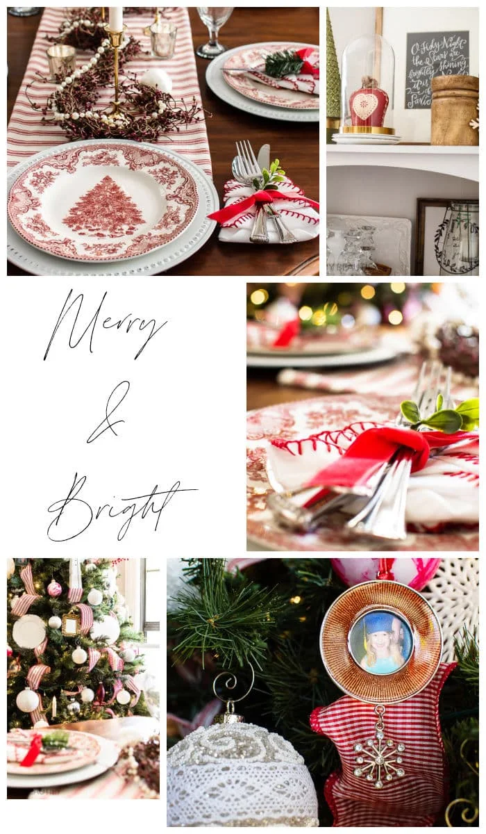 Christmas dining room decor