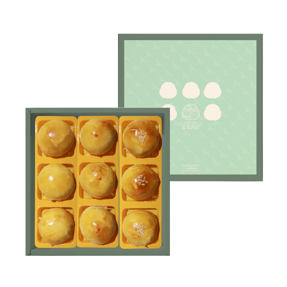犁茶品記‧綜合蛋黃酥禮盒(附提袋)