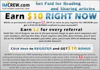 Earn $10 Right Now from IMCrew.com