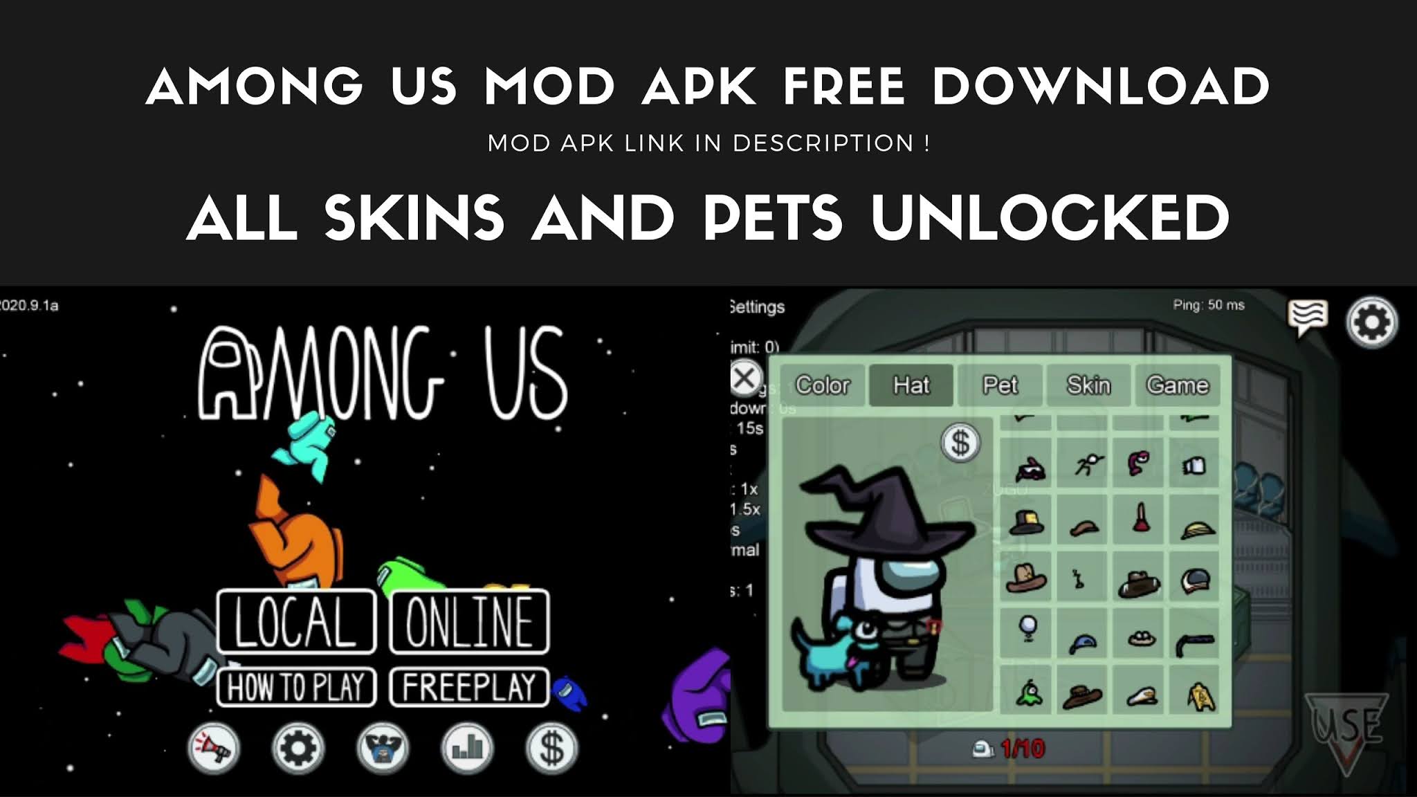 Download Among Us MOD APK  All Unlocked  Free Download  Among Us