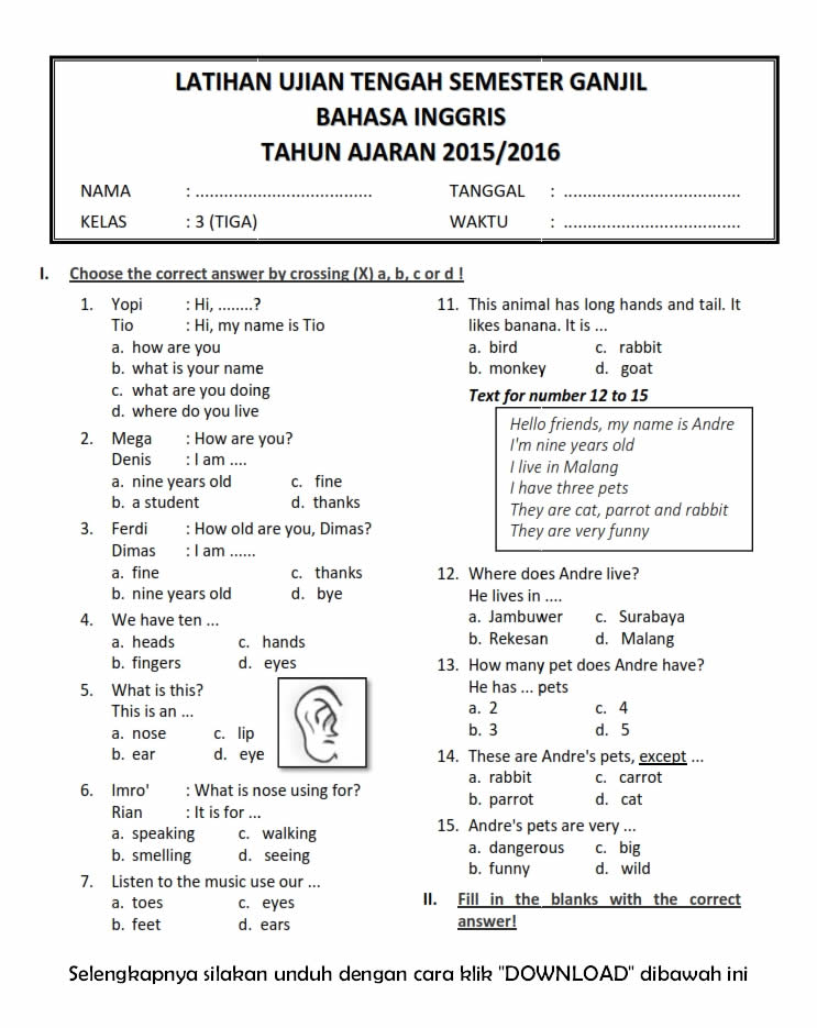 Soal Ipa Kelas 6 Sd 2016  newhairstylesformen2014.com