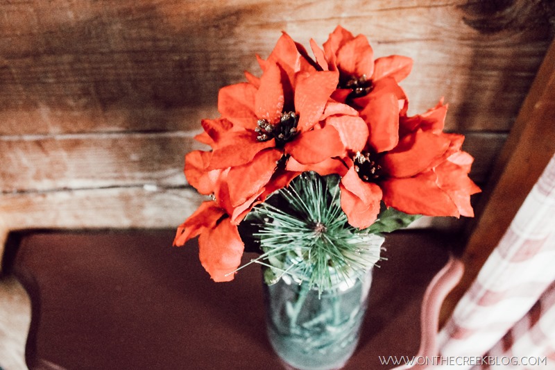 Cute & cheap Christmas floral found at the Dollar Tree!