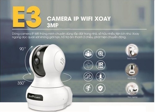 Camera IP Wifi 3MP EBITCAM E3 giá rẻ