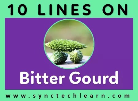 10 lines on bitter gourd in english