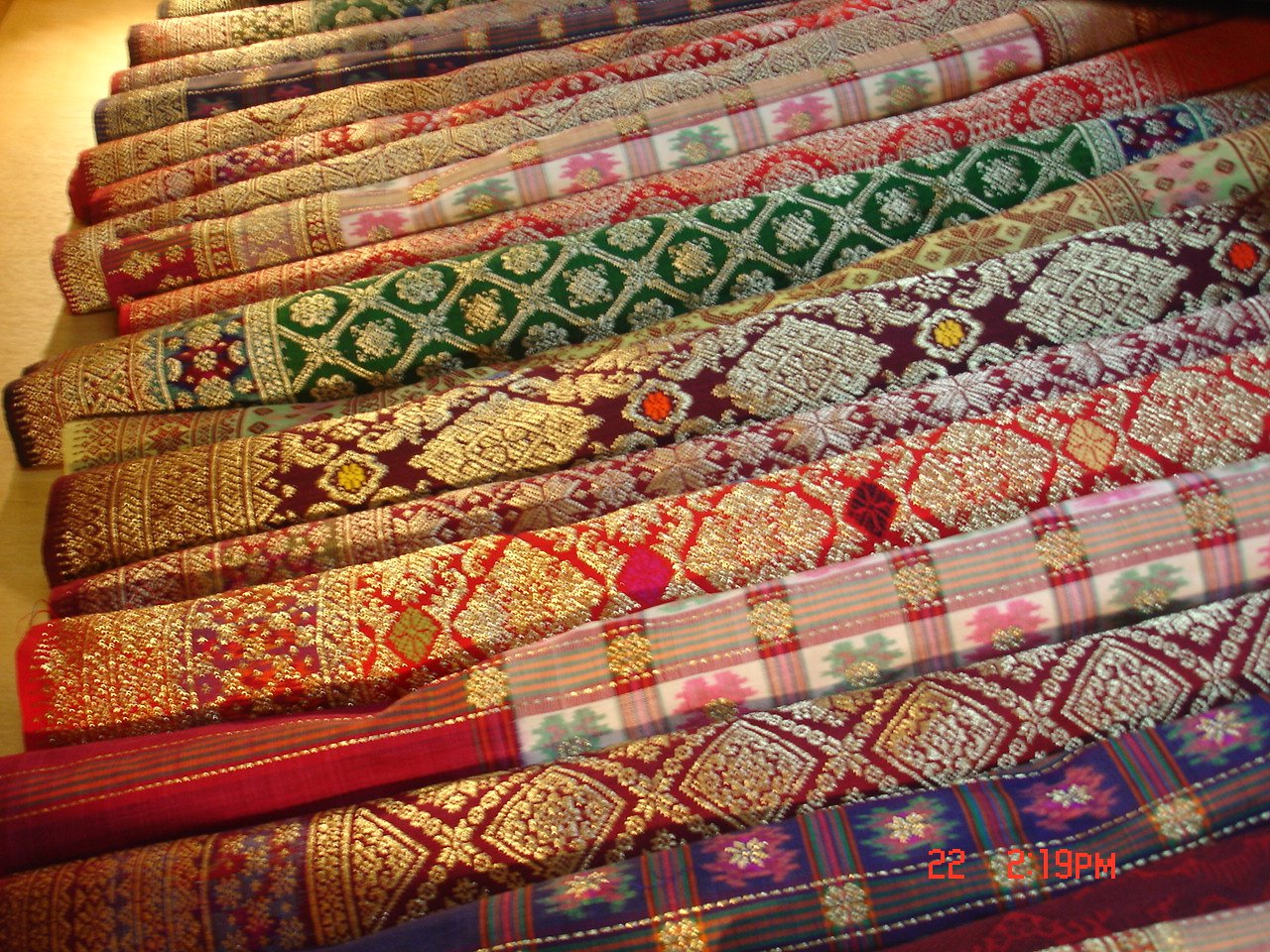 Contoh Motif Kain Songket