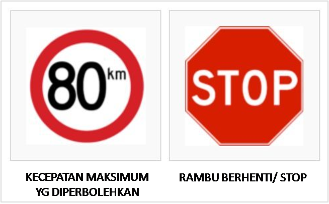 GAMBAR RAMBU-TANDA LALU LINTAS-JALAN RAYA LENGKAP 