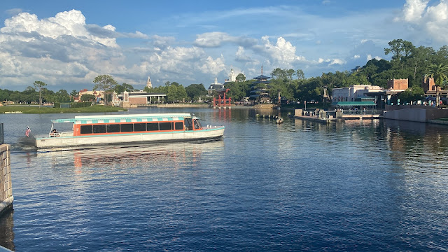 Friendship Boat in World Showcase Lagoon Epcot Walt Disney World