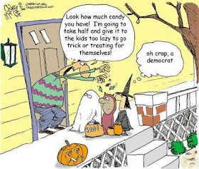 Trick-or-treat! Now fork over the candy, kid, in the name of ‘fairness.’