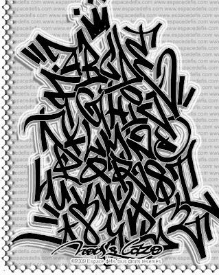 Graffiti Alphabet, Graffiti Alphabet Letters