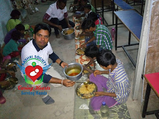 aashri-society-sweaters-food-distribution-to-dumb-and-deaf-kids 