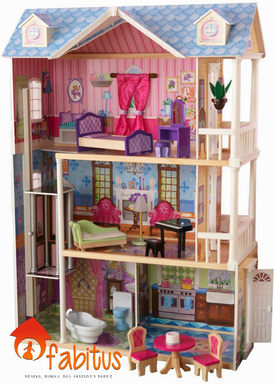 Referensi Desain Custom Rumah Barbie  FABITUS rumah barbie