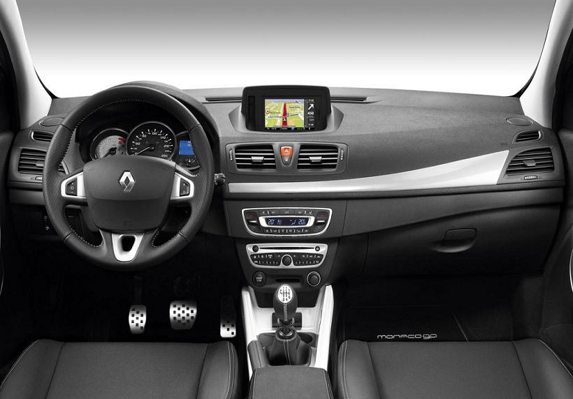 The Renault Megane Coupe car interior is stylishly fixed with pearlescent 