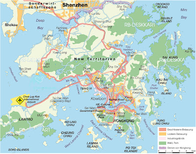 Map of Hong Kong SAR China