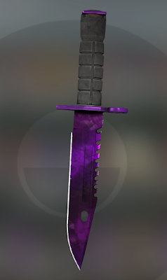 CSGO fioletowy Doppler Bagnet M9