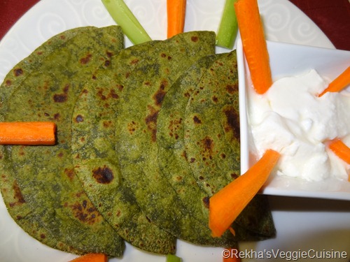 Spinach Parotha3