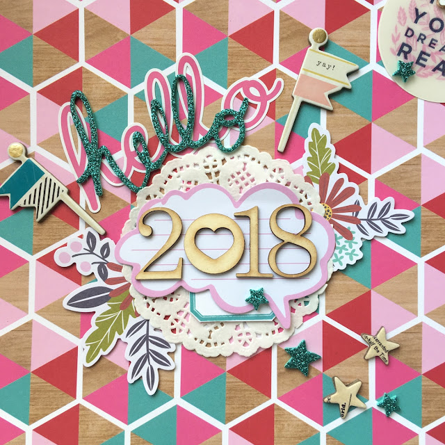 DIY 2018 Calendar Angela Tombari for Yuppla Carft DT