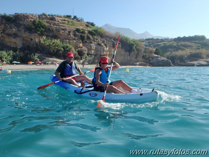 Kayak Playa de Burriana - Acantilados de Maro