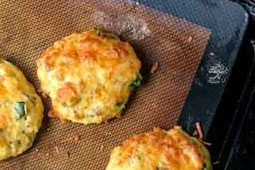 Healthy Savory Breakfast Cookies - low carb, gluten free