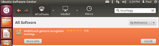 Touchégg search in Ubuntu software center for mac like gesture recognition in Ubuntu