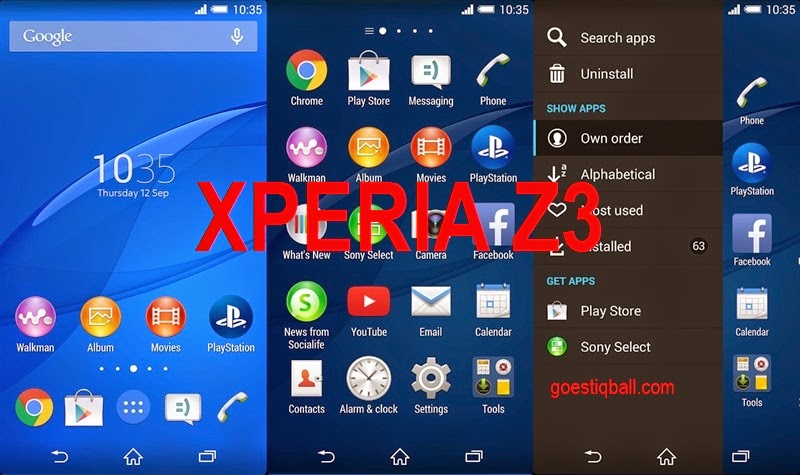 Custom Rom Xperia Z3 Untuk Andromax C3 - Dhika-Share