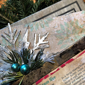 Sara Emily Barker https://sarascloset1.blogspot.com/2018/12/in-kitchen-making-cookies-and-memories.html Altered Book Using Tim Holtz Sizzix Alterations Ideaology 8