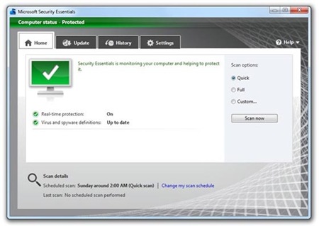 Microsoft Security Essentials 2
