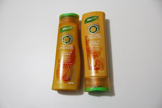 Herbal Essence "Honey, I'm Strong" Shampoo and Conditioner