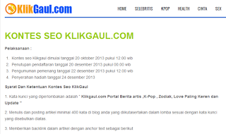 Klikgaul.com Portal Berita artis ,K-Pop , Zodiak, Love Paling Keren dan Update