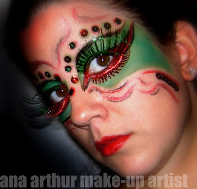 High Fashion Makeup on Ana Arthur Make Up Artist  High Fashion Photo   Runway Makeup Look