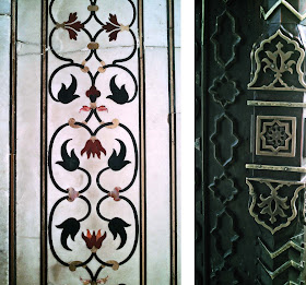 close-ups of taj designs