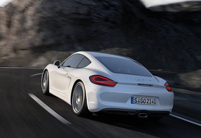 2014 Porsche Cayman Turbo Rear View