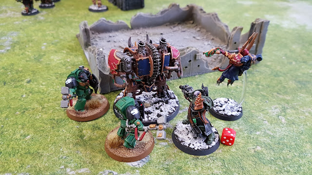Chaos Space Marines vs Salamanders - 1250pts - Beachhead - a tournament report from Weekend at Burnie's 2 - an invitational event for Moarhammer patrons.