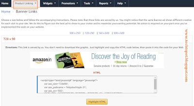 add Amazon Affiliate Ads to Blogger 1