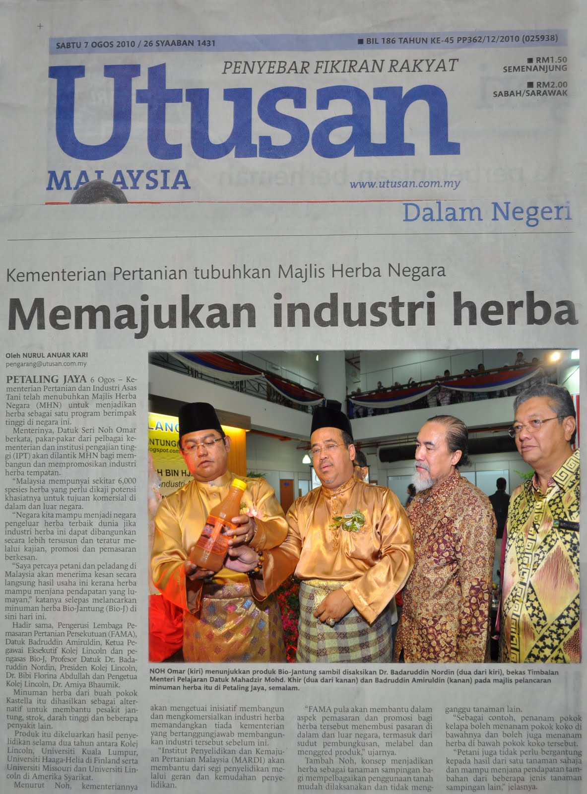 Berita Surat Khabar In Malaysia