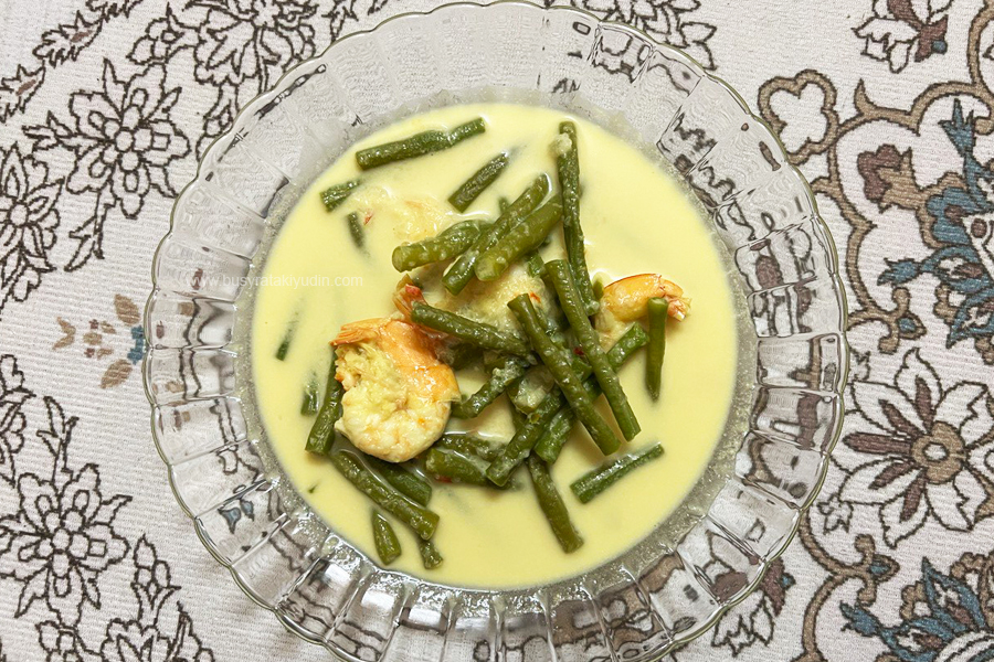 Resepi Udang Masak Lemak Cili Padi, Ketuk-ketuk ramadan, Resepi Sheila Rusly,