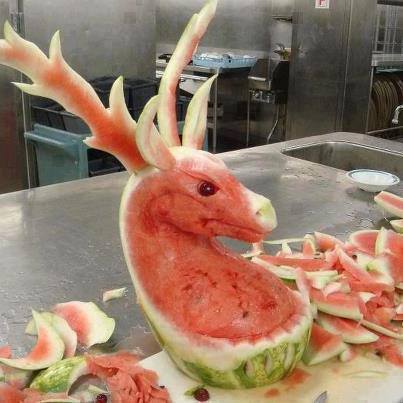 Creative Art with Watermelon