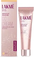 Lakme 9 to 5 CC Cream, 01 - Beige, Light Face Makeup with Natural Coverage, SPF 30 - Tinted Moisturizer to Brighten Skin, Conceal Dark Spots, 30 g