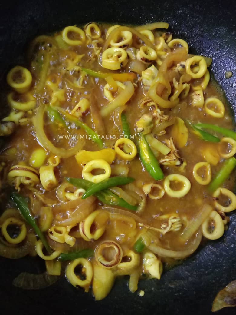 Sotong Masak Kunyit Miza Talib