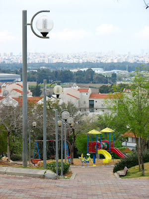 Tel Aviv? Over there mate, in the distance