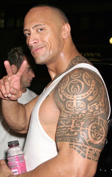 The Rock Tattoos Dwayne Dwayne Johnson