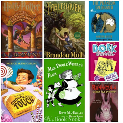 middle grade fiction books 3rd 4th 5th grade fantasy adventure magic funny