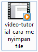 video tutorial cara simpan file word 2010 menggunakan save as