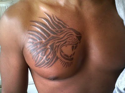 Tribal Tattoo Lion Sign Leo Zodiac Tattoos