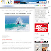 The Quiksilver Pro France is the seventh stop on the ASP World Tour and is . (surfersvillage quik pro france)