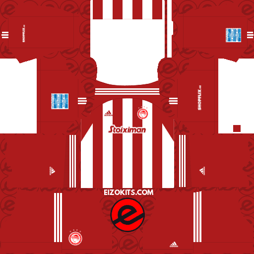 Olympiacos F.C. DLS Kits 2022-2023 Adidas - Dream League Soccer Kits 2019 (Home)
