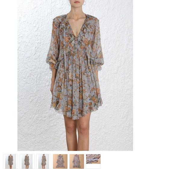 Teal And Grey Dress - In Store Clothing
