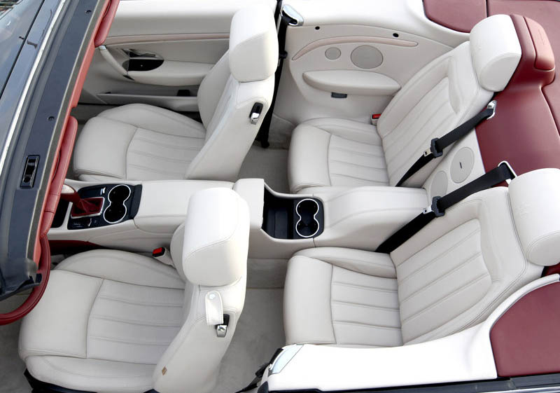 The Maserati GranCabrio four proper seats comfortable inviting and 